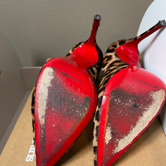 Christian Louboutin So Kate 120 Pony Leopard Leopard/Black - Picture 2 of 3